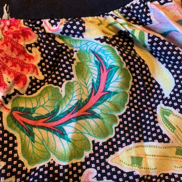 Joan & Lucy Ruffle Skirt Floral Monkey Exotic Flowers Dots S Small Tiered - Picture 6 of 16